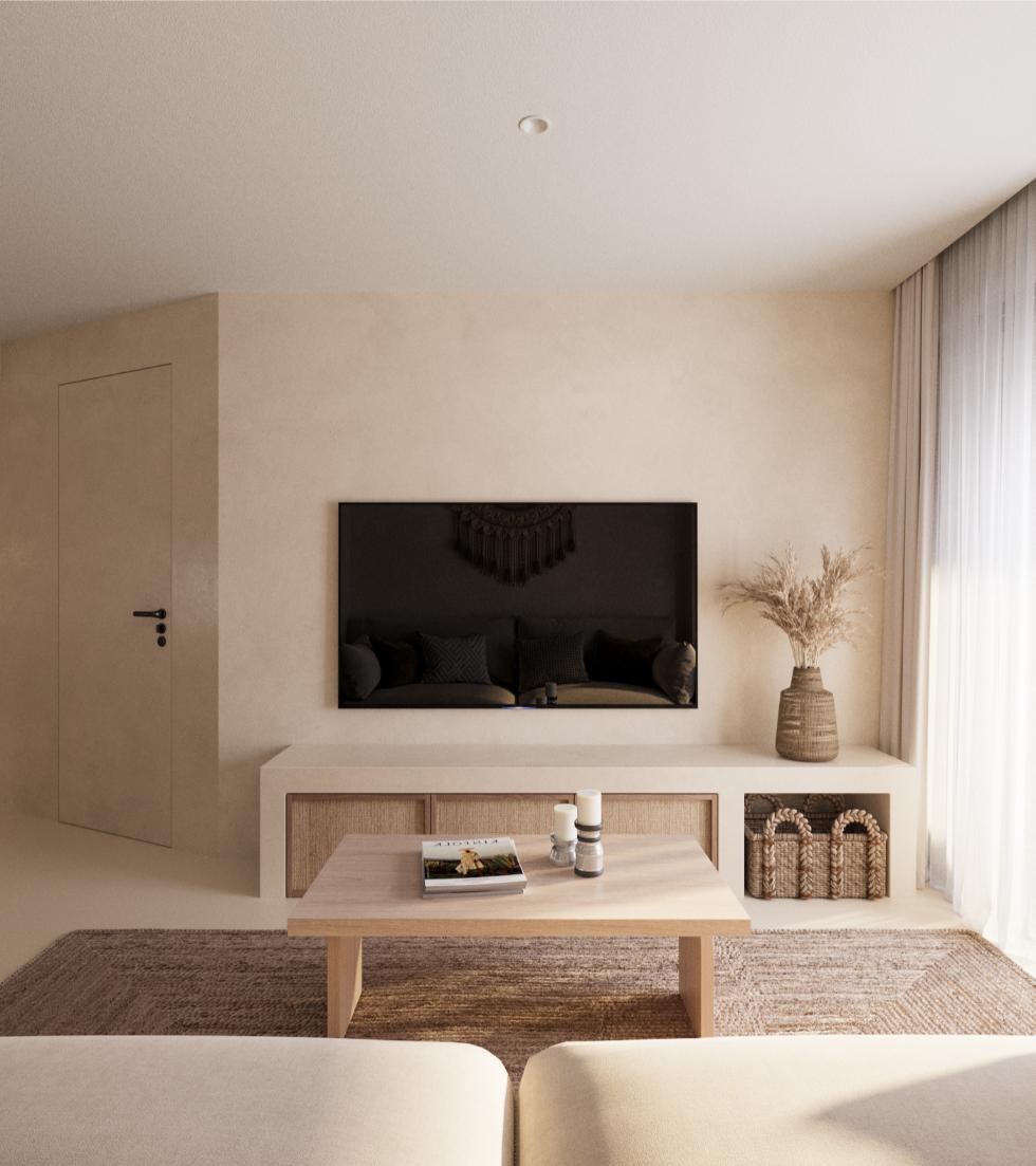 Resa Estates Ibiza for sale te koop Apartment Botafoch living 3.jpg